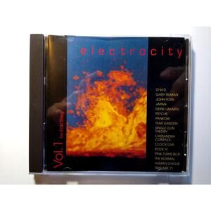 Electrocity Vol 1 CD Synth-Pop Darkwave OMD Gary Numan Japan Human League Psyche